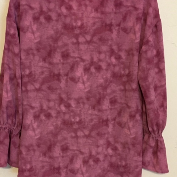 Juicy Couture Rose Tie-Dye Wrap Blouse - Picture 5 of 6